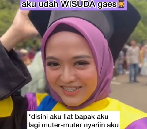 Momen Haru Wisuda Cuma Ditemani Ayah dan Suami, Kondisi Berubah Setelah Ibunya Meninggal