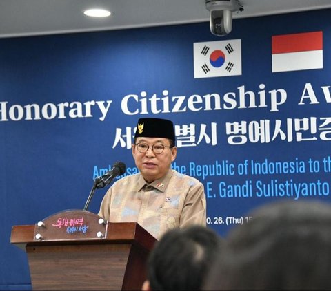 Duta Besar Gandi Sulistiyanto Dikukuhkan Jadi Warga Kehormatan Kota Seoul