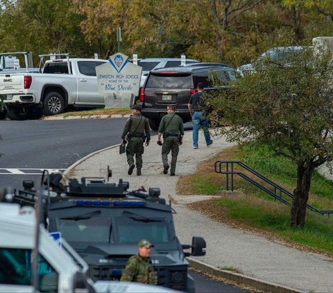 FOTO: Potret Pencarian Besar-besaran Kejar Pelaku Penembakan Brutal di Amerika Serikat, Satu Kota Dilockdown