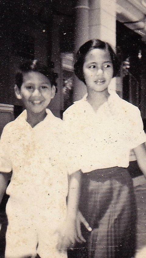 Potret Prabowo saat bocah bersama sang kakak