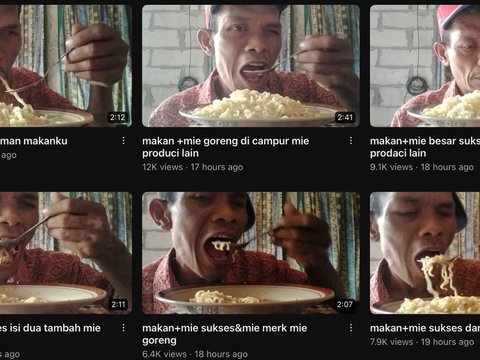 Viral Aksi Yoto Kebo Selalu Mokbang Mi Instan di YouTubenya, Bikin Prihatin Warganet