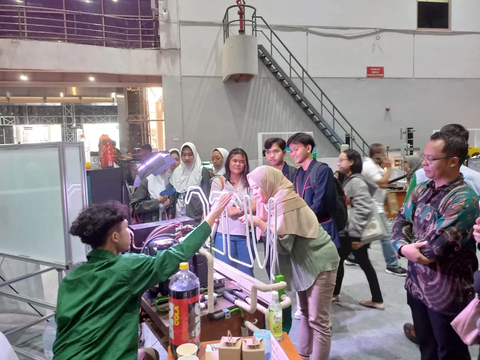 Masyarakat Antusias Kunjungi Pameran Penyelenggaraan Pelatihan dan Produksi Vokasi Kemnaker