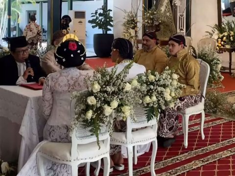 10 Moments of Amanda Gonzales' Wedding Ceremony, Daughter of Christian Gonzales, with Christian Rontini, Enveloped in Javanese Traditional Attire