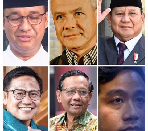 Lewat unggahan tersebut, Tompi mengunggah foto Anies Baswedan, Ganjar Pranowo, Prabowo Subianto, Muhaimin Iskandar, Mahfud MD, hingga Gibran Rakabuming Raka.<br>