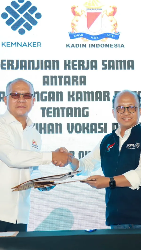 Kemnaker dan Kadin Teken MoU untuk Perkuat Sistem Informasi Pasar Kerja dan Pelatihan Vokasi