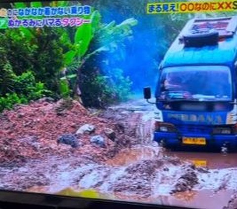 Viral Jalan di Indonesia Tayang di Acara TV Jepang, Masuk dalam Kategori Jalan Teraneh