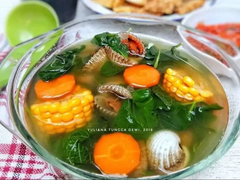 4. Sayur Bayam Kerang