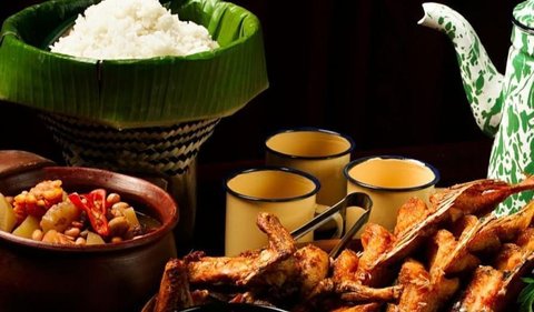 Menyuguhkan menu bancakan khas Sunda