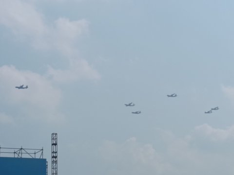 Panglima Yudo hingga Jenderal-Jenderal Pantau Langsung Gladi Bersih HUT ke-78 TNI di Monas