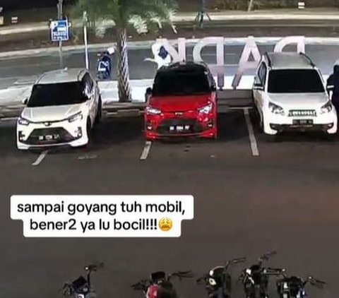 Viral Bocah Kendarai Sepeda Listrik Tabrak Mobil yang Sedang Parkir, Langsung Melarikan Diri