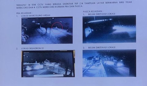 Untuk diketahui, terdapat 18 titik CCTV yang terpasang di sekitar TKP. Namun, dari jumlah tersebut, 14 CCTV memiliki tampilan layar berwarna biru, yang berarti tidak merekam, sehingga hanya 4 dari CCTV yang dapat merekam pra dan pasca peristiwa tersebut.<br>