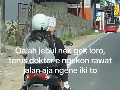 Doctor's Letter Ineffective, Employees' Action of Going to Work is Hilarious, Riding Motorbike While Carrying an Infusion Bag: 'The Real Outpatient Care'