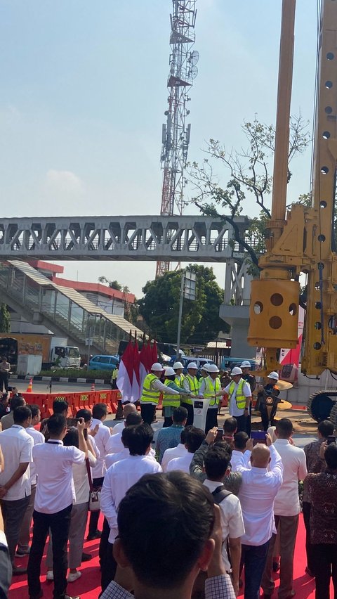 Groundbreaking LRT Jakarta Fase 1B Velodrome-Manggarai, Menhub Budi Yakin Bisa Turunkan Macet <br>