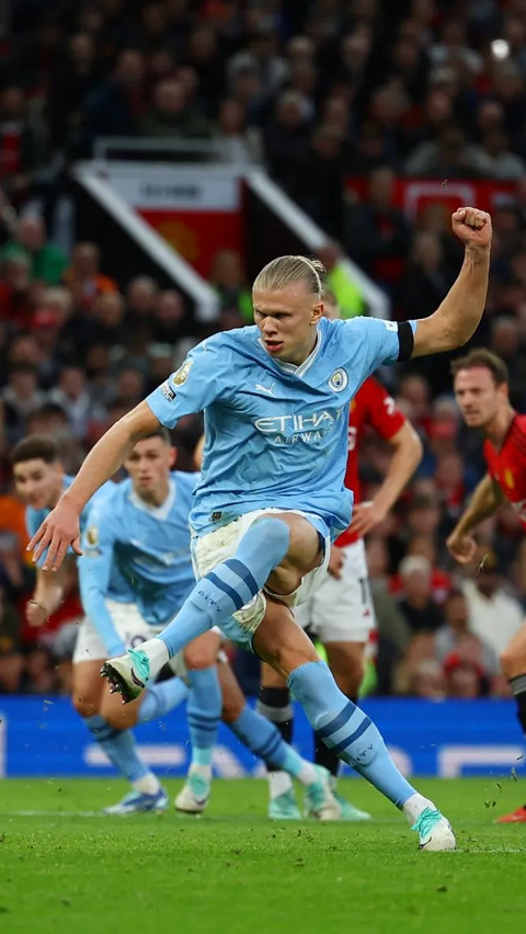 FOTO: Momen Manchester City Membantai Setan Merah 3-0, Pasukan Pep Guardiola berjaya di Old Trafford<br>