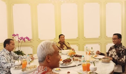 Sekjen NasDem Hermawi Taslim mengatakan, sikap Jokowi yang mengundang tiga capres makan siang di Istana merupakan bentuk dukungan di Pilpres 2024. <br>