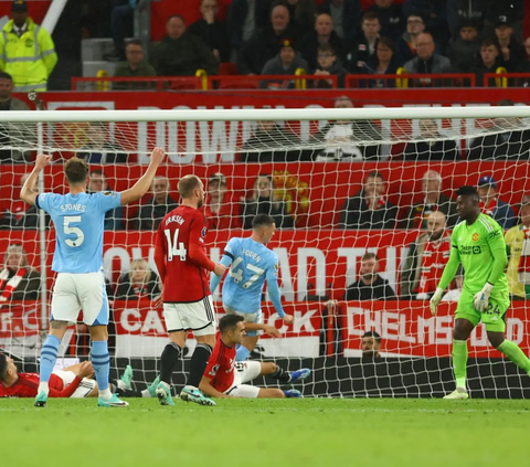 FOTO: Momen Manchester City Membantai Setan Merah 3-0, Pasukan Pep Guardiola berjaya di Old Trafford