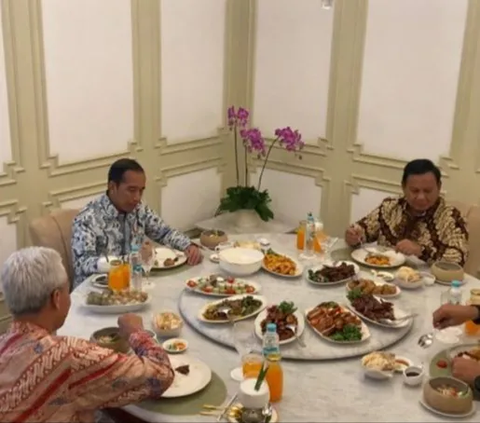 Menu Makan Siang Jokowi saat Menjamu Tiga Capres di Istana, Ada Lontong dan Rolade