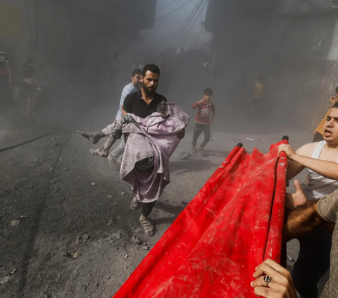 Israel Bom Daerah Dekat RS Al-Quds di Gaza, Ancam Petugas Medis, Pasien, dan Pengungsi Agar Segera Evakuasi