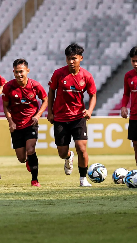 FOTO: Intip Latihan Timnas Indonesia U-17 Jelang Piala Dunia U-17 2023 di Stadion Utama Gelora Bung Karno