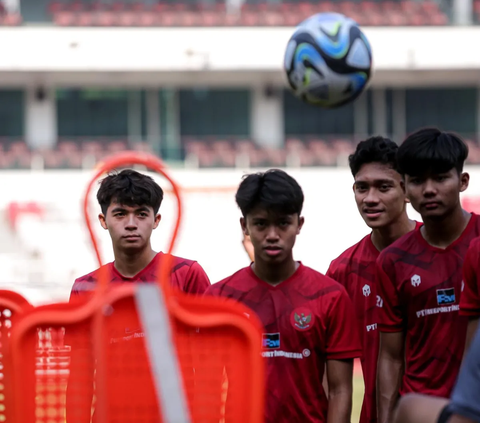 FOTO: Intip Latihan Timnas Indonesia U-17 Jelang Piala Dunia U-17 2023 di Stadion Utama Gelora Bung Karno