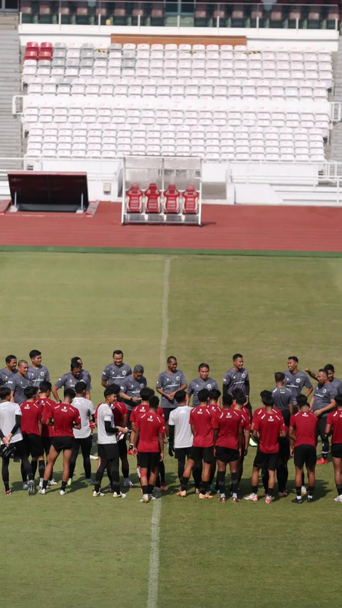 FOTO: Intip Latihan Timnas Indonesia U-17 Jelang Piala Dunia U-17 2023 di Stadion Utama Gelora Bung Karno