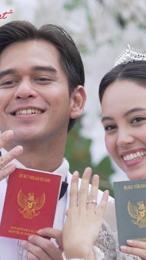 Potret 'Pernikahan' Anggika Bölsterli dan Rangga Azof dalam SInetron Di Antara Dua Cinta, Romantis Banget!