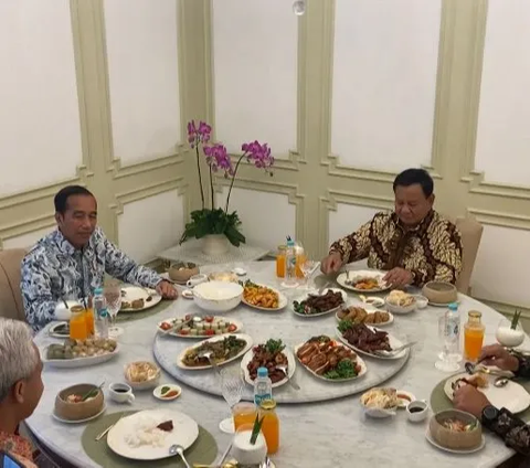 Isi Pertemuan Jokowi dan Tiga Capres Saat Makan Siang di Istana