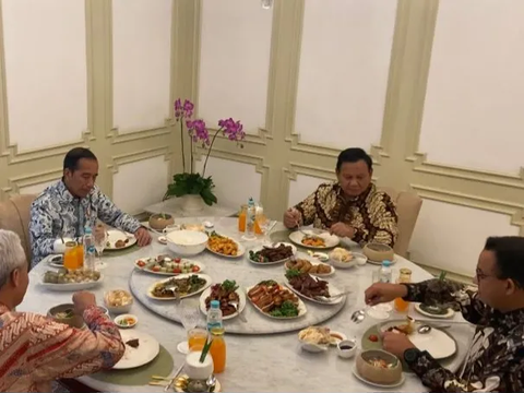 Makan Siang di Istana, Anies Pakai Batik Parang yang Sama Saat Bertemu Jokowi 7 Tahun Lalu