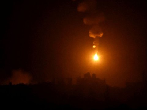 FOTO: Hingga Hari ke-23, Gempuran Rudal Israel Terus Membumihanguskan Jalur Gaza Palestina