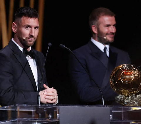 Penghargaan gelar Ballon d'Or ini menjadi yang kedelapan bagi Messi di sepanjang kariernya.