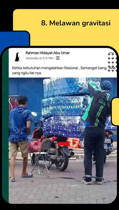 10 Potret Driver Ojol Totalitas Dalam Bekerja, Perjuangannya Benar-benar Patut Diapresiasi