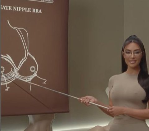 Kim Kardashian Rilis Bra dengan Puting Palsu, Kena Nyinyir sekaligus Dipuji Warganet