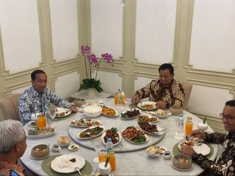 PKS Menilai Posisi Duduk Makan Siang 3 Capres di Istana Lebih Fokus ke Jokowi dan Prabowo