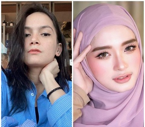 Style Clash between Inara Rusli and Kia Poetri that is rumored to be close to Virgoun, Totally Different!