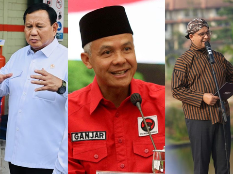 Survei LSI Elektabilitas Bacapres: Prabowo 34%, Ganjar 30,4% dan Anies 22%