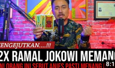 CEK FAKTA: Peramal Jokowi Menangkan Pilpres 2019, Sebut Anies Jadi Presiden 2024?