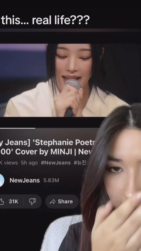 Salut! Lagu Stephanie Poetri Anak Titi Dj Dinyanyikan oleh Minji New Jeans