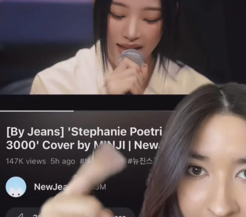 Salut! Lagu Stephanie Poetri Anak Titi Dj Dinyanyikan oleh Minji New Jeans