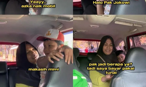 Kisah Haru Driver Gocar Gratiskan Penumpang Ibu-Anak yang Baru Pertama Kali Naik Mobil