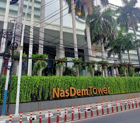 Suasana NasDem Tower Usai 'Gaduh' Mentan Syahrul Yasin Limpo Tiba di Tanah Air