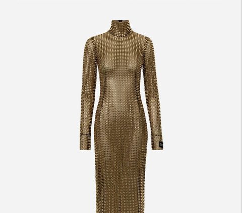 Enchanting Rhinestone Dress by Tasya Farasya, Priced at Rp1.5 Billion!
