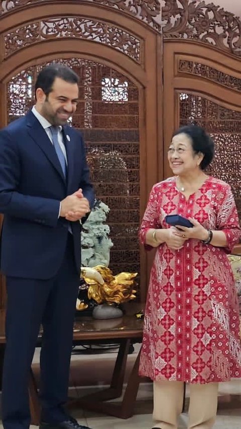 Megawati dan Sekjen Zayed Award Bertukar Pikiran soal Isu Kemanusiaan