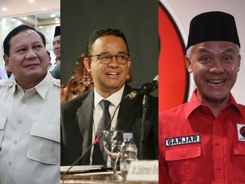 Survei Poltracking: Elektabilitas Prabowo dan Ganjar Naik 1 Persen, Anies 4 Persen