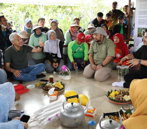 Dialog dengan Petani Jakarta, Ganjar Paparkan Program Ketahanan Pangan Manfaatkan Lahan Terbatas