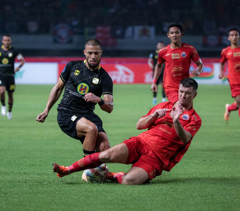 FOTO: Duel Persija vs Barito Berakhir Imbang, Macan Kemayoran Tanpa Kemenangan di Tiga Laga Terakhir