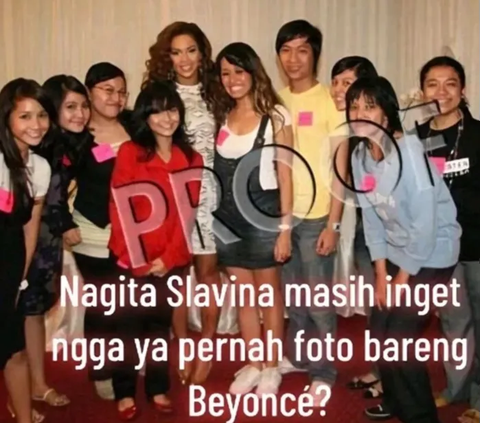 Foto Lawas Nagita Slavina Bareng Beyonce, Ada Caca Tengker Hingga Gita Gutawa