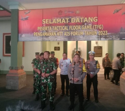 14.500 Personel TNI Polri Amankan KTT AIS, Panglima dan Kapolri Pimpin Langsung Tactical Floor Game