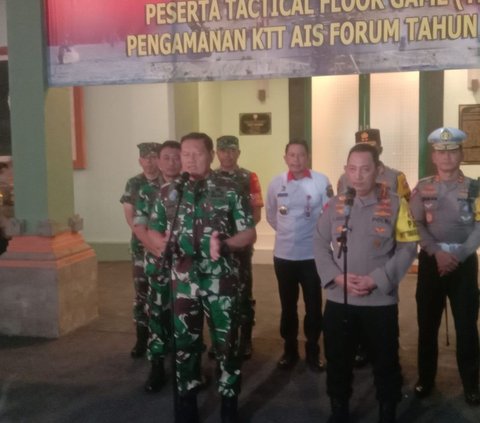 14.500 Personel TNI Polri Amankan KTT AIS, Panglima dan Kapolri Pimpin Langsung Tactical Floor Game