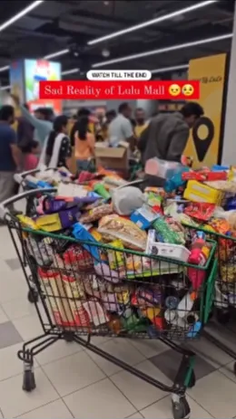 Viral Pembukaan Mal di India Berujung Chaos, Makanan di Supermarket Sampai Dijarah Warga