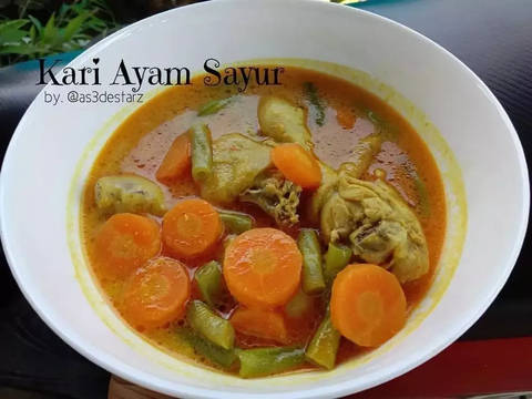 7. Kari Ayam Sayur